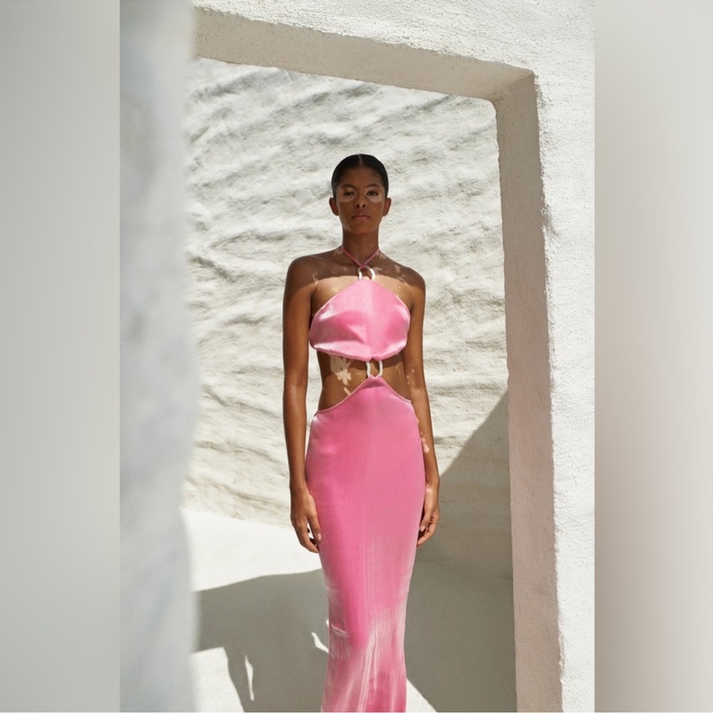 BAOBAB Kira Pink Maxi Dress M - Picture 2 of 7